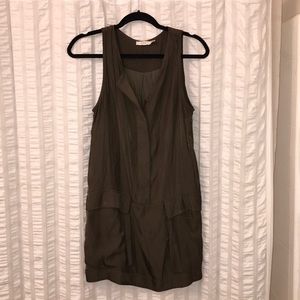 Lush olive green dress